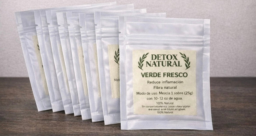 Detox Verde Fresco sobres Individuales 100% Natural
